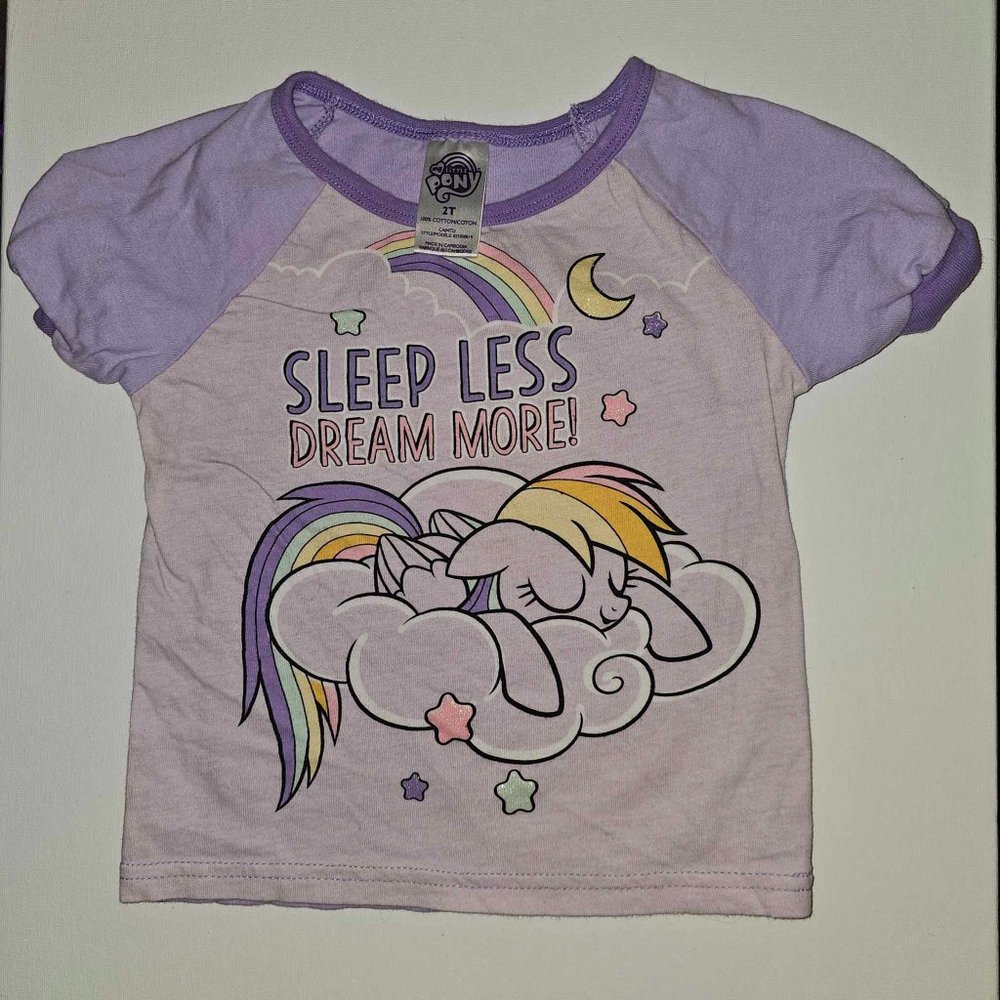 5/20 My Little Pony Toddler  Purple 2T Cotton T-Shirt